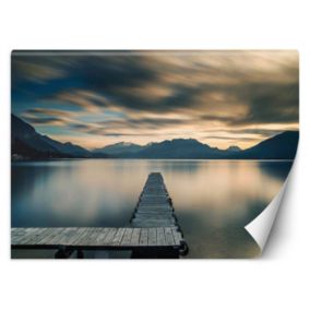 Fototapeta Feeby Drewniany pomost nad jeziorem  350x245 1 szt