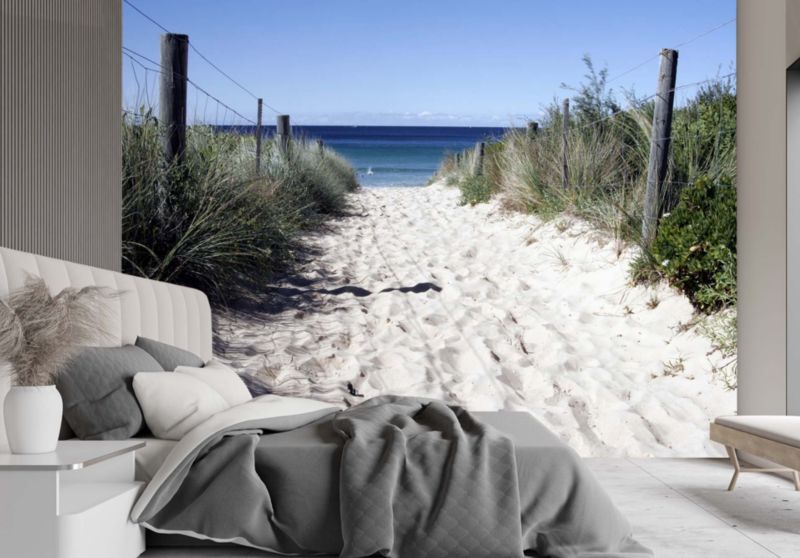 Fototapeta Feeby Droga na plażę wydmy piasek  250x175 1 szt
