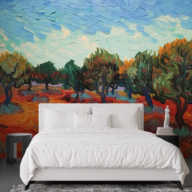 Fototapeta Feeby Drzewa oliwne - V. van Gogh  350x245 1 szt