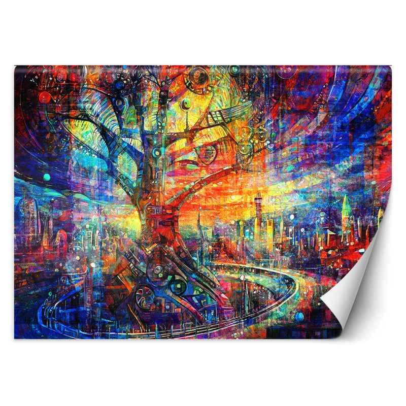 Fototapeta Feeby Drzewo Abstrakcja Kolorowa  400x280 1 szt