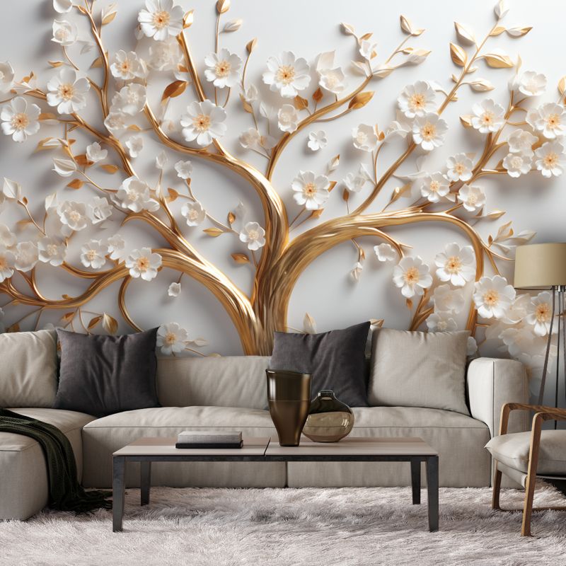 Fototapeta Feeby Drzewo kwitnącej wiśni 3D  400x280 1 szt