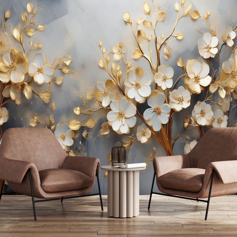 Fototapeta Feeby Drzewo Magnolia Abstrakcja Złoty  450x315 1 szt