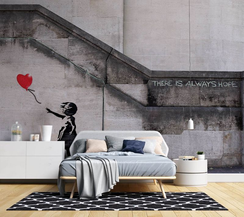 Fototapeta Feeby Dziewczynka z balonikiem Banksy graffiti  400x280 1 szt