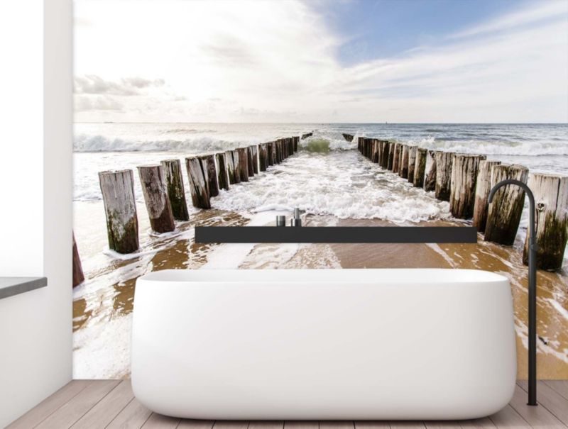 Fototapeta Feeby Falochrony na plaży  300x210 1 szt
