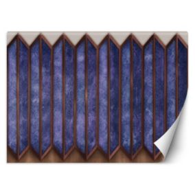 Fototapeta Feeby Fioletowa abstrakcja okna 3D  150x105 1 szt