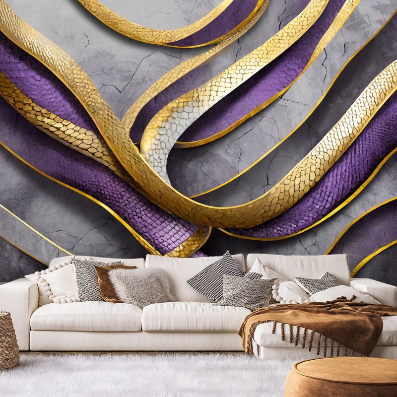 Fototapeta Feeby Fioletowy wąż Glamour  350x245 1 szt