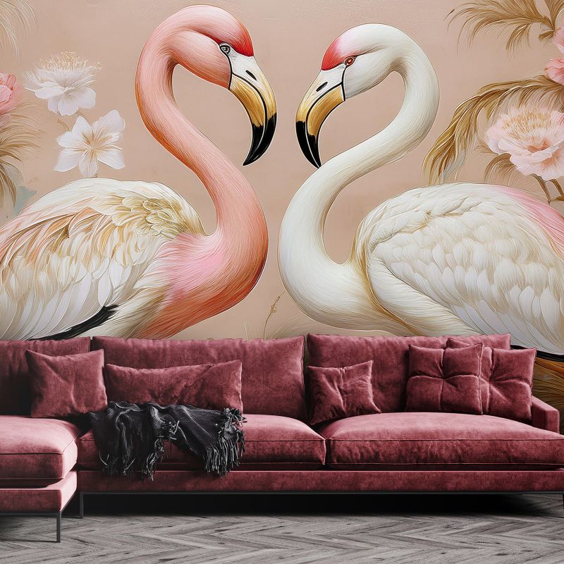 Fototapeta Feeby Flamingi Zwierzęta Miłość  250x175 1 szt