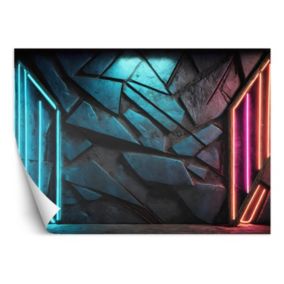 Fototapeta Feeby Futurystyczna tekstura neonowa  100x70 1 szt