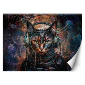 Fototapeta Feeby Futurystyczny kot Abstrakcja  200x140 1 szt