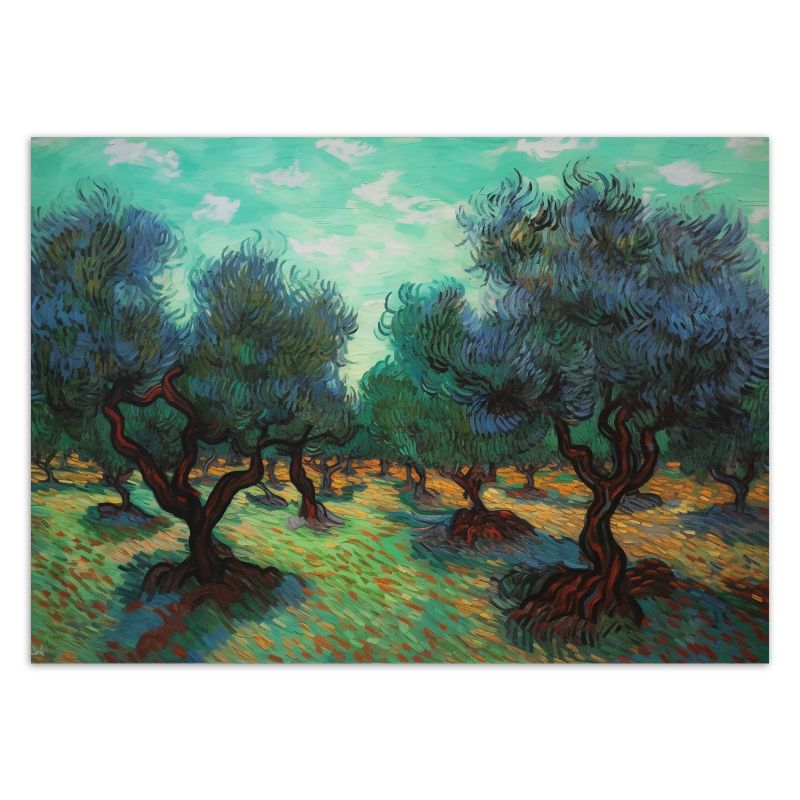 Fototapeta Feeby Gaj oliwny - V. van Gogh  100x70 1 szt