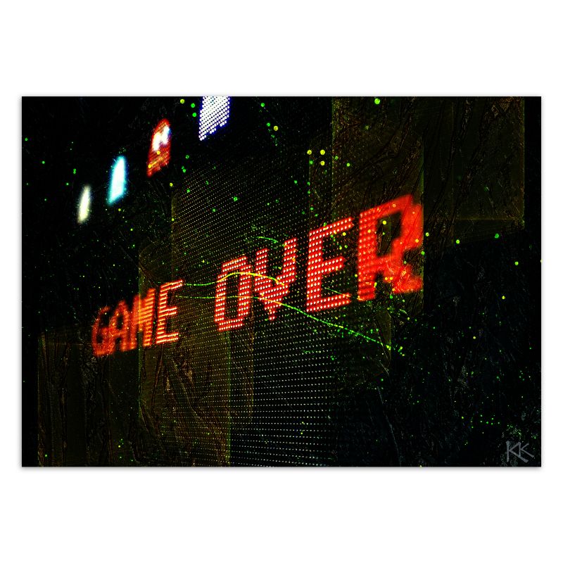 Fototapeta Feeby Game Over dla gracza  300x210 1 szt