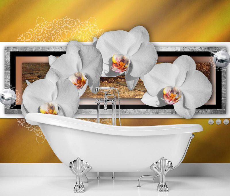 Fototapeta Feeby Geometria i orchidea  350x245 1 szt