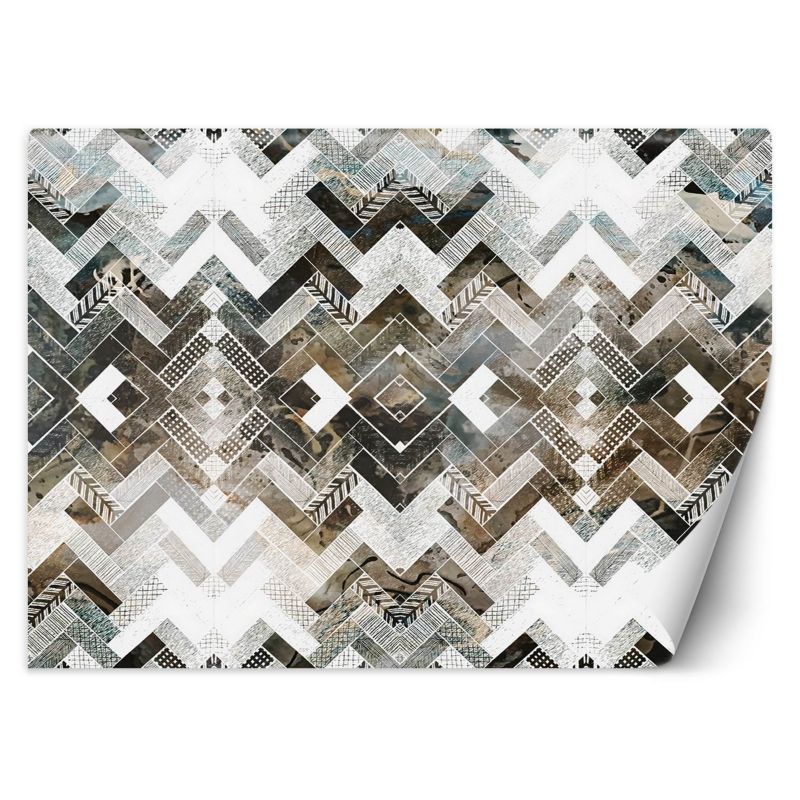 Fototapeta Feeby Geometryczny wzór w jodełkę  450x315 1 szt