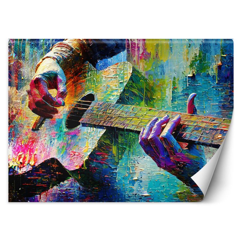 Fototapeta Feeby Gitara Muzyka Kolorowy  250x175 1 szt
