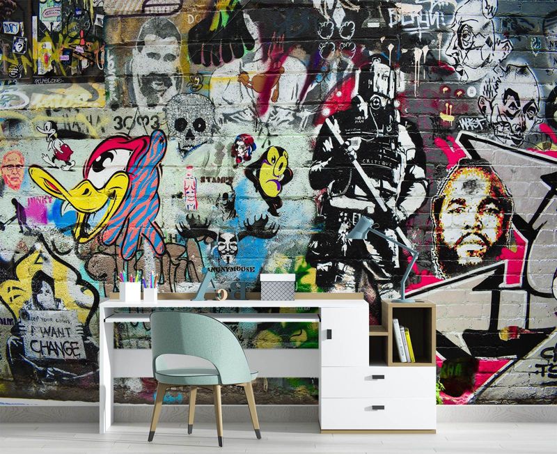 Fototapeta Feeby Graffiti kolorowy street art  450x315 1 szt