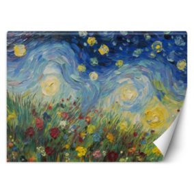 Fototapeta Feeby Gwiaździsta noc na łące - V. van Gogh  450x315 1 szt