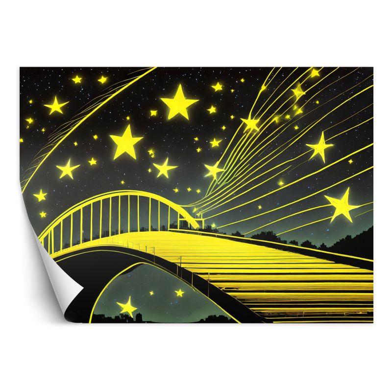 Fototapeta Feeby Gwiazdy Most Abstrakcyjny Neon  200x140 1 szt