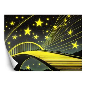 Fototapeta Feeby Gwiazdy Most Abstrakcyjny Neon  200x140 1 szt
