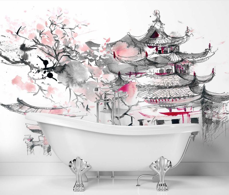 Fototapeta Feeby Japońska pagoda  450x315 1 szt