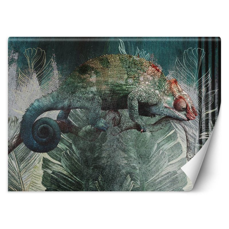 Fototapeta Feeby Kameleon tropikalny las natura  300x210 1 szt