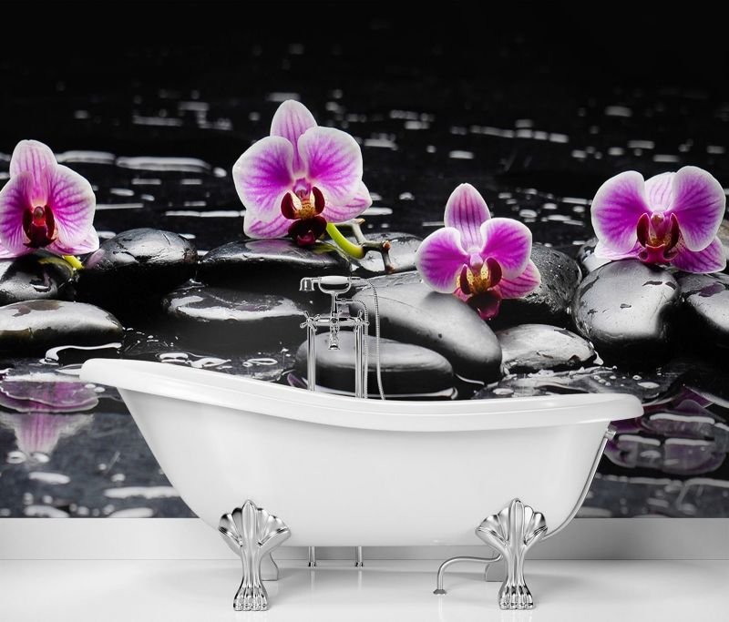 Fototapeta Feeby Kamienie zen orchidea  200x140 1 szt
