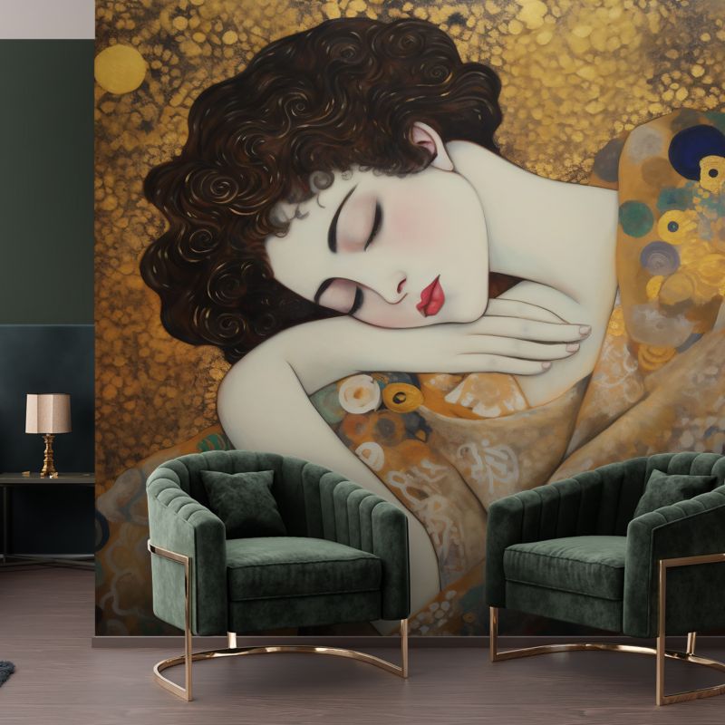 Fototapeta Feeby Kobieca twarz - G. Klimt  200x140 1 szt