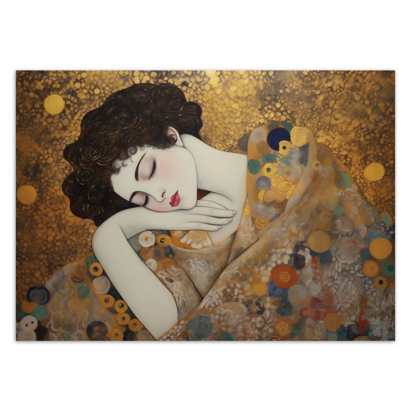Fototapeta Feeby Kobieca twarz - G. Klimt  200x140 1 szt