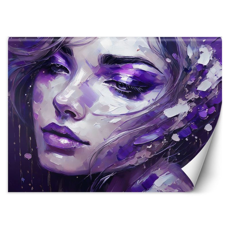 Fototapeta Feeby Kobieta Abstrakcja Fioletowy  100x70 1 szt