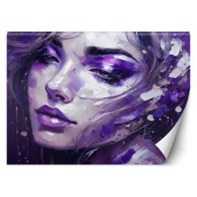 Fototapeta Feeby Kobieta Abstrakcja Fioletowy  300x210 1 szt