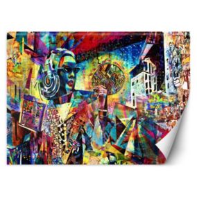 Fototapeta Feeby Kobieta Abstrakcja Kolorowa  150x105 1 szt