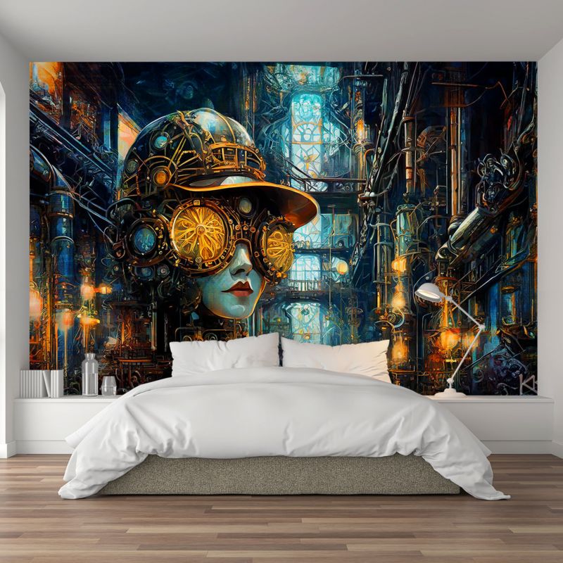 Fototapeta Feeby Kobieta Abstrakcja Steampunk  350x245 1 szt