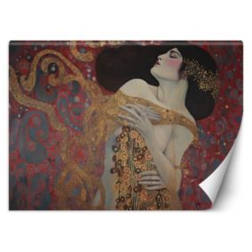 Fototapeta Feeby Kobieta czerwona abstrakcja - G. Klimt  250x175 1 szt