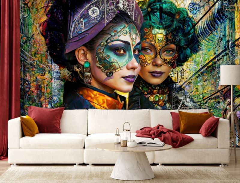 Fototapeta Feeby Kobieta Karnawał Abstrakcja  400x280 1 szt