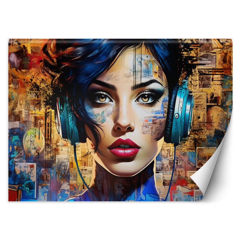 Fototapeta Feeby Kobieta Muzyka Abstrakcja  150x105 1 szt