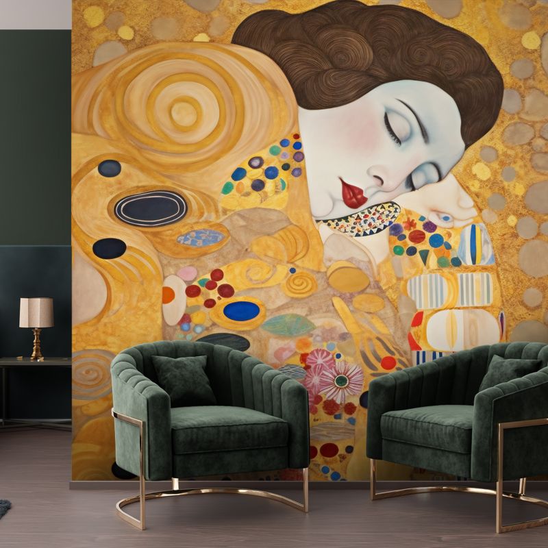 Fototapeta Feeby Kobieta portret abstrakcja - G. Klimt  100x70 1 szt