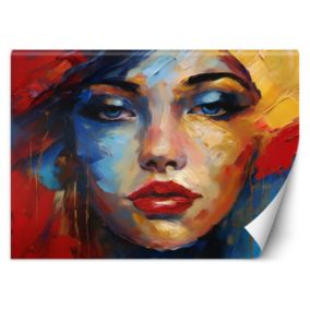 Fototapeta Feeby Kobieta Twarz Kolorowy  350x245 1 szt