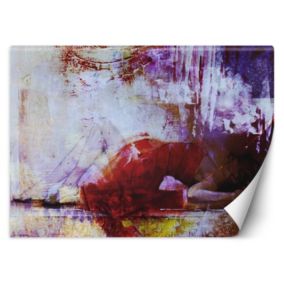 Fototapeta Feeby Kobieta w czerwonej sukience abstrakcja   200x140 1 szt