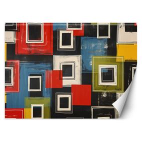 Fototapeta Feeby Kolorowa abstrakcja retro  200x140 1 szt