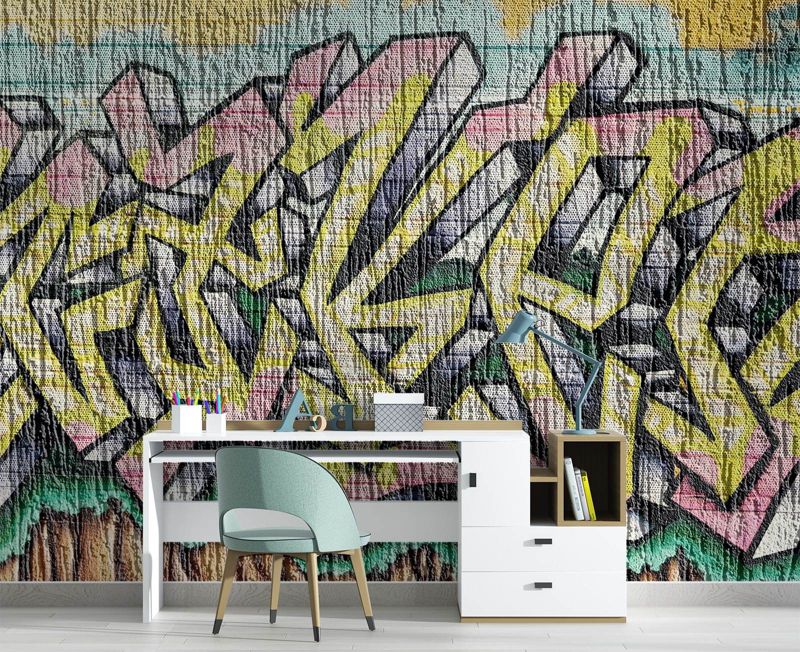 Fototapeta Feeby Kolorowe graffiti na betonie  300x210 1 szt