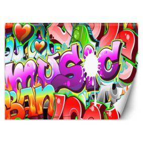 Fototapeta Feeby Kolorowe graffiti napisy  254x184 1 szt