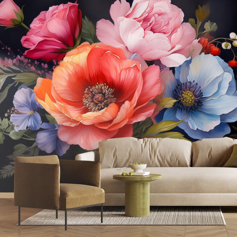 Fototapeta Feeby Kolorowe kwiaty  100x70 1 szt