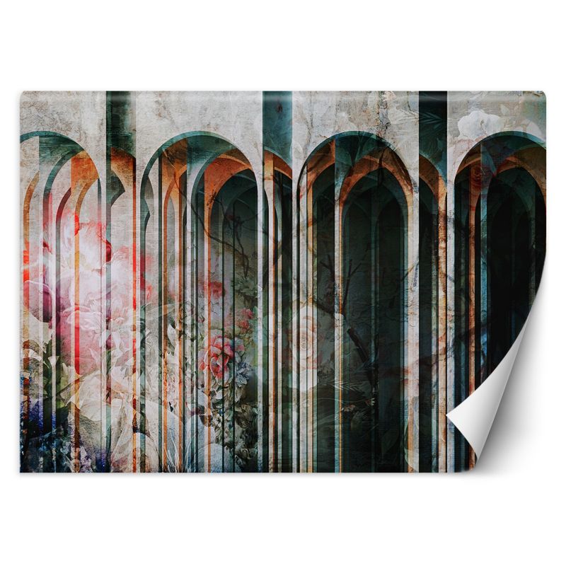 Fototapeta Feeby Kolorowe Kwiaty Kolumny  150x105 1 szt