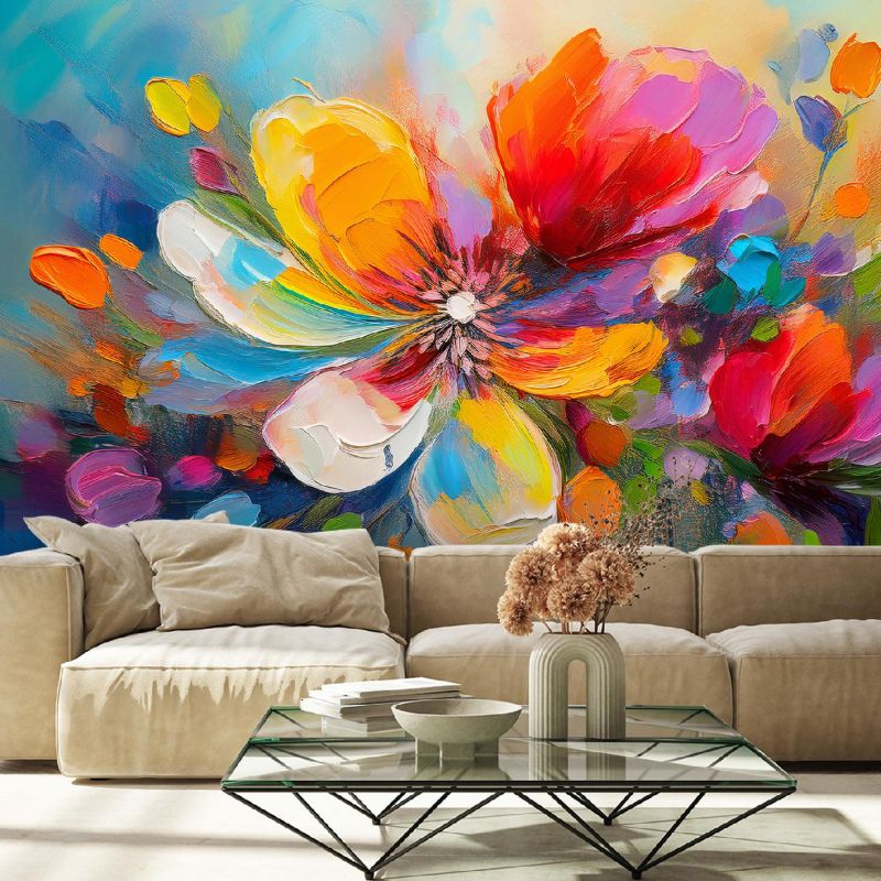 Fototapeta Feeby Kolorowy kwiat  100x70 1 szt