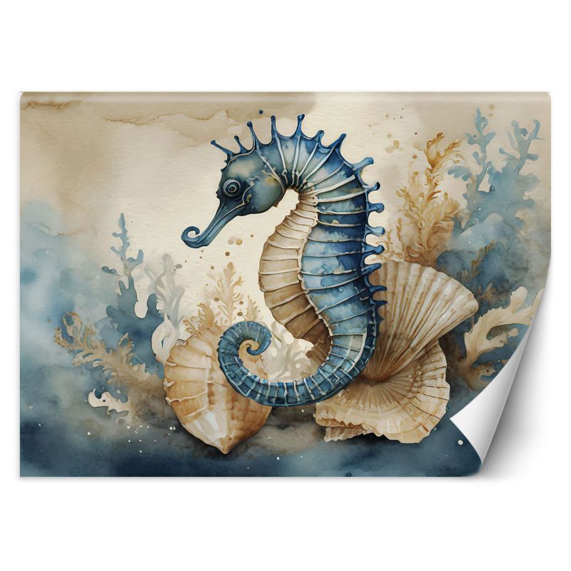 Fototapeta Feeby Konik morski niebieski  100x70 1 szt