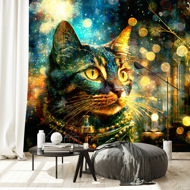 Fototapeta Feeby Kot na abstrakcyjnym tle  350x245 1 szt