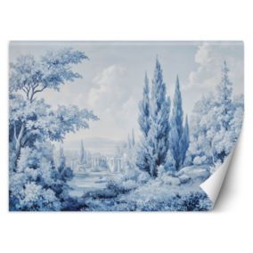 Fototapeta Feeby Krajobraz Las Drzewa Natura Niebieski  250x175 1 szt