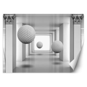 Fototapeta Feeby Kule 3D w tunelu  200x140 1 szt