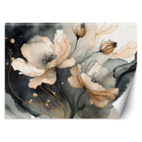 Fototapeta Feeby Kwiat akwarela beżowy  100x70 1 szt