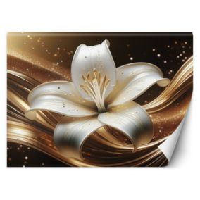 Fototapeta Feeby Kwiat lilii, złoty  100x70 1 szt