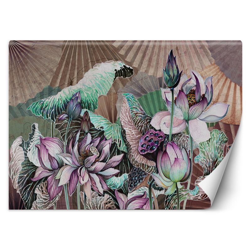 Fototapeta Feeby Kwiat lotosu rośliny natura   350x245 1 szt